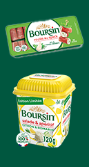 Boursin® Salade&Apéritif et Roulés