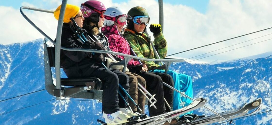 Les Angles propose de nombreuses pistes vertes et bleues pour les débutants
