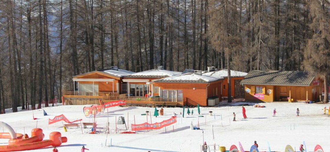La zone réservée aux enfants à Valberg
