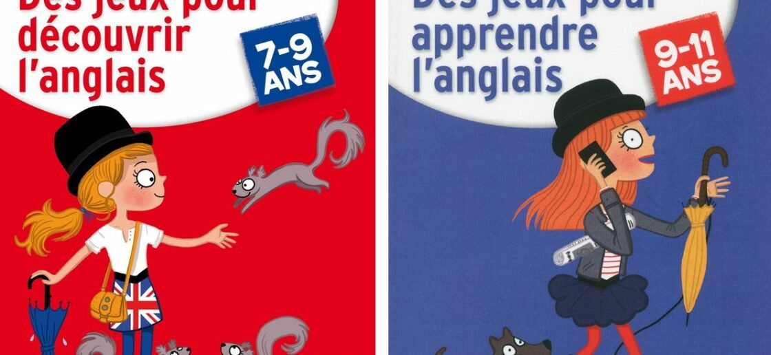 Deux livres permettent de découvrir l’anglais ou de le perfectionner selon le niveau de votre enfant
