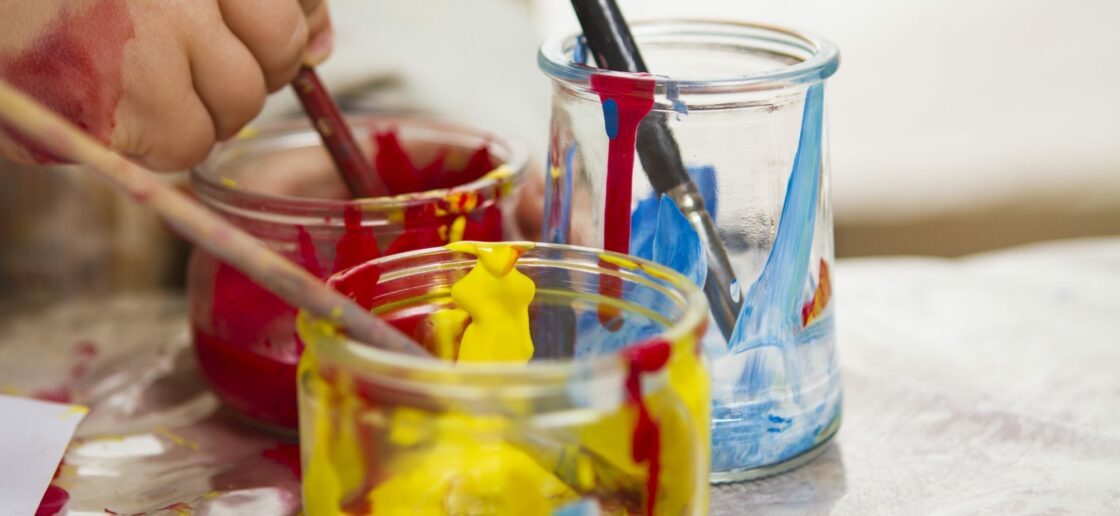 Donnez de la couleur à vos craies grâce à la peinture
