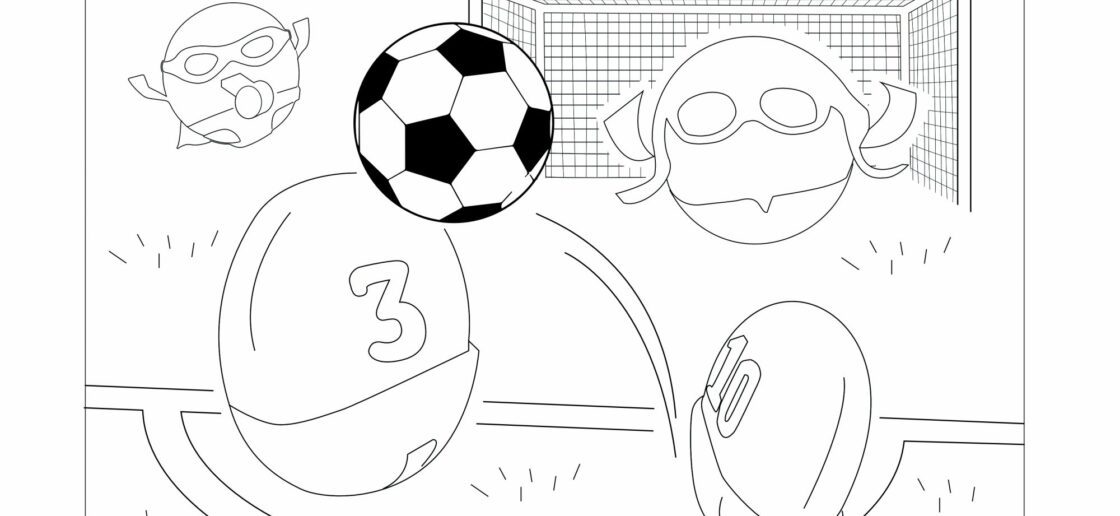 Une partie de foot avec les Super fromages !
