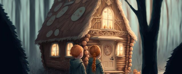 Hansel et Gretel, perdus dans la forêt, vont-ils échapper à la méchante sorcière ?
