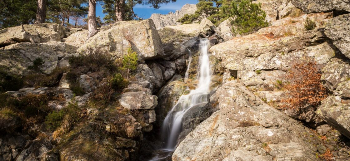 La cascade des Anglais, trésor de Vizzavona.
