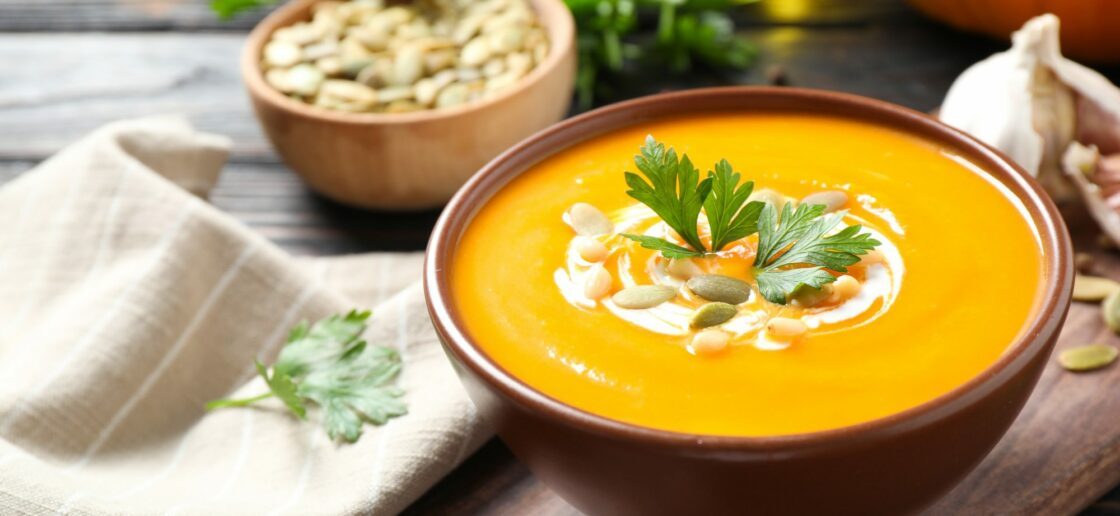 Un velouté tout doux qui a du peps !