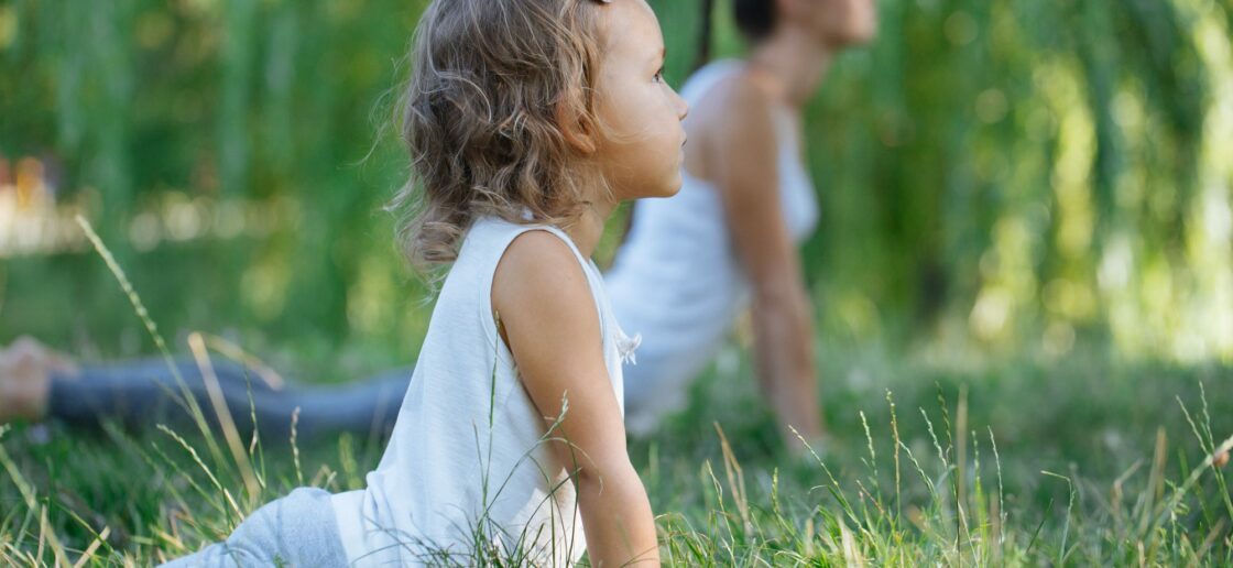 Un peu de détente avec une petite séance de yoga…
