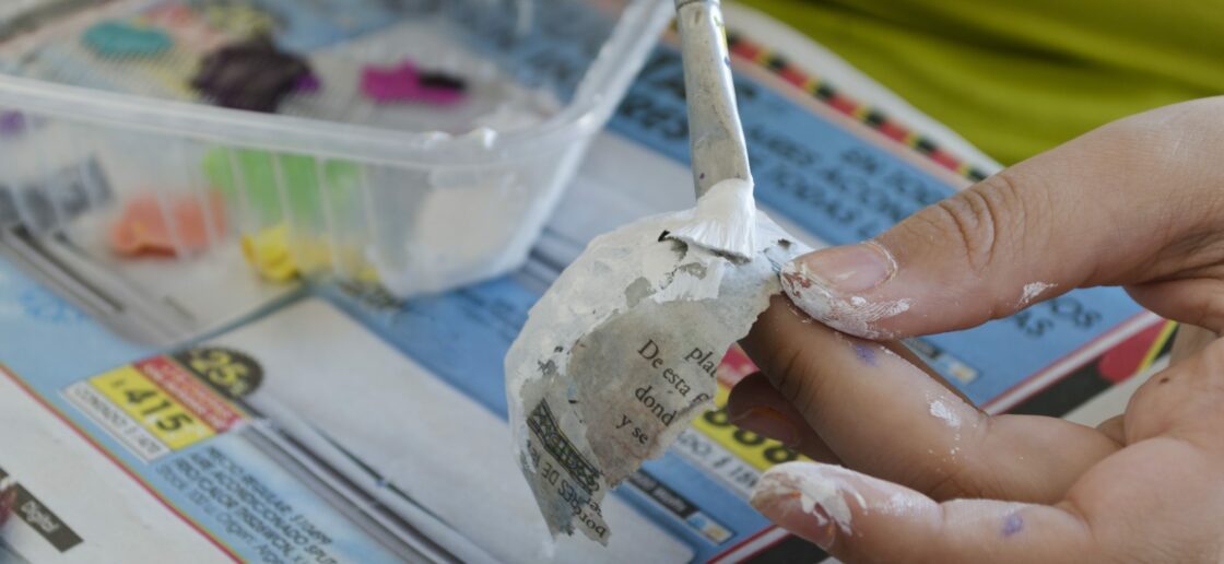 Une idée d’activité à faire à la maison : des petits bols en papier mâché
