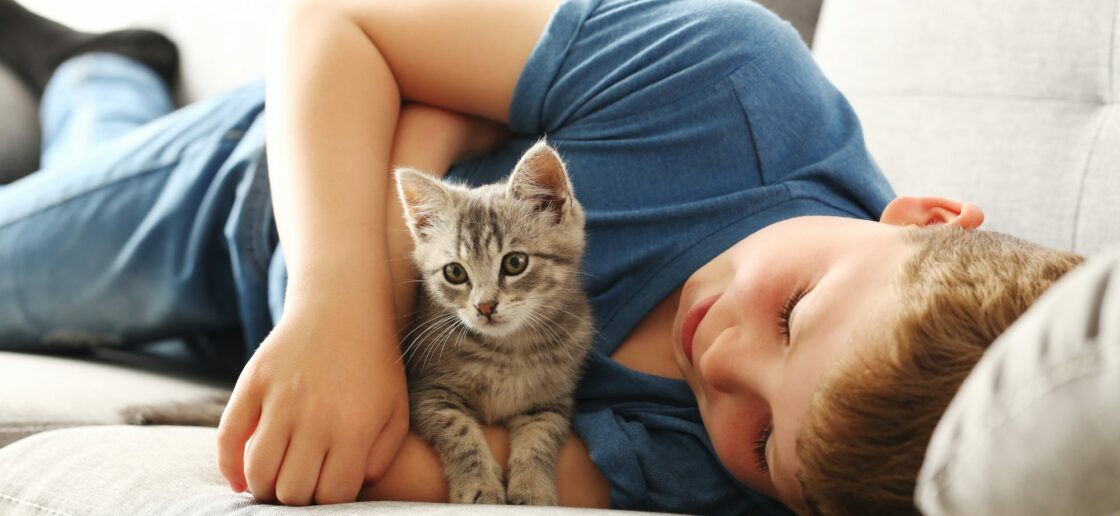 Les bienfaits des animaux sur les enfants
