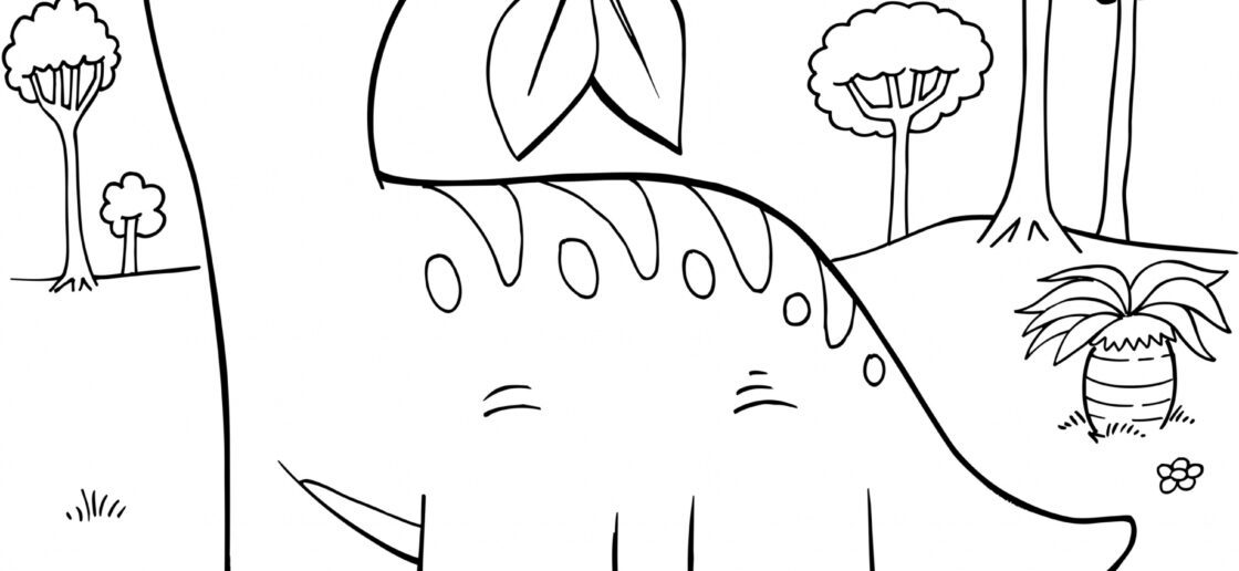 Un dinosaure au très long cou !
