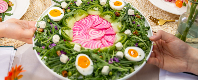 La salade couronnée au Boursin®