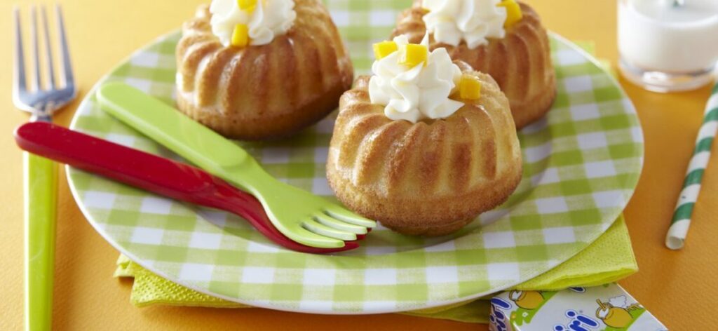 Gâteaux à la mangue et Kiri®