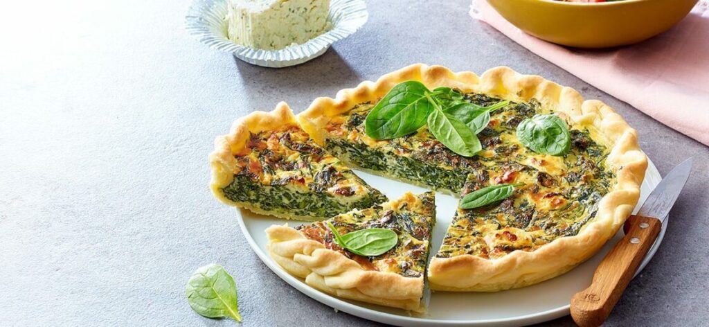 Quiche Boursin® et épinards