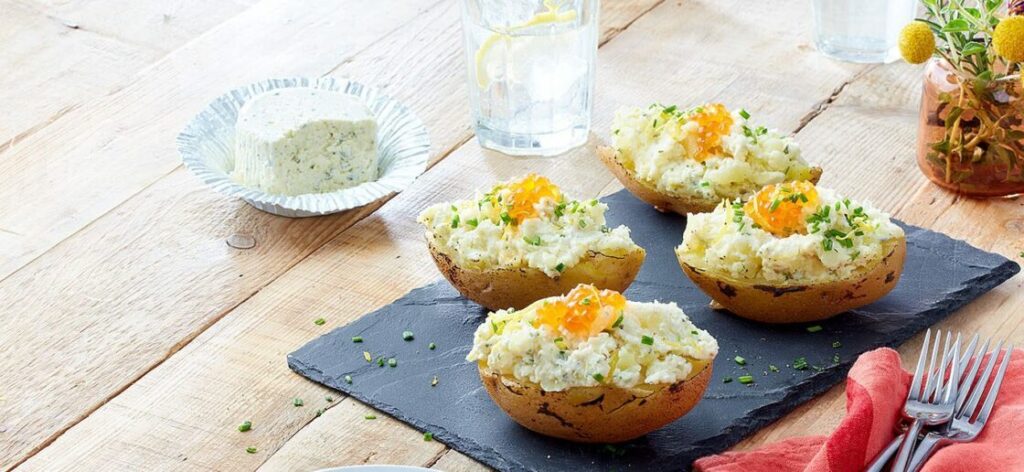 Pommes de terre garnies au Boursin®