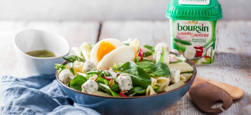 Salade de penne Boursin® Salade Echalote et Ciboulette