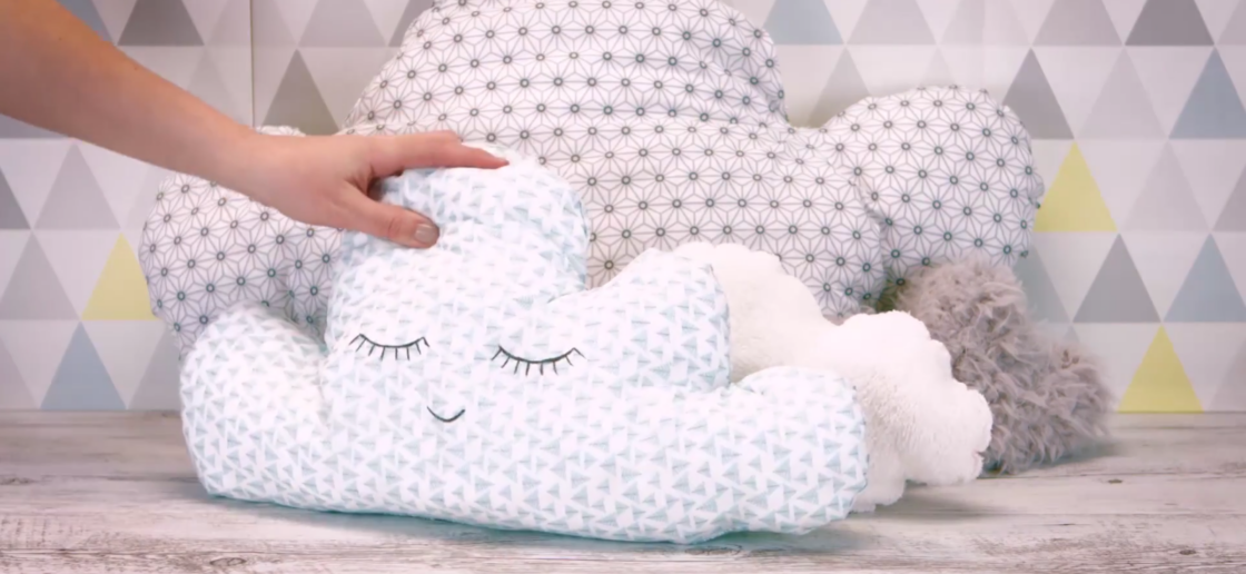 Tuto : réaliser un coussin nuage