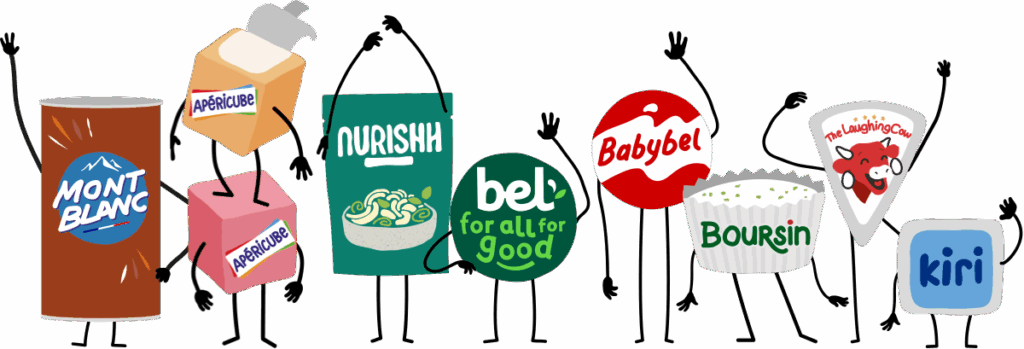 Produits de Bel sous forme de petits personnages
