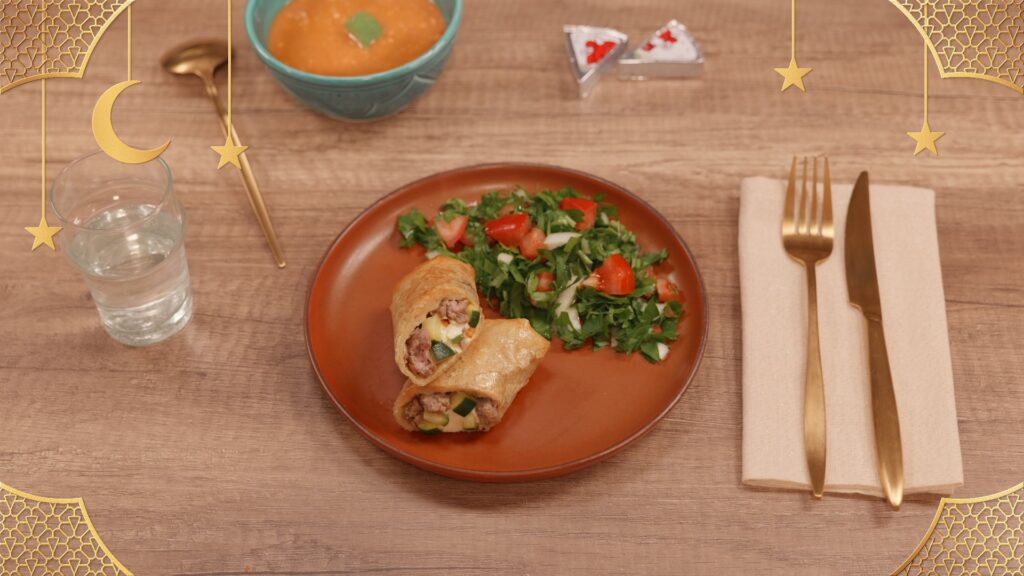 BRICKS BOEUF HACHÉ - COURGETTES À LA VACHE QUI RIT ®