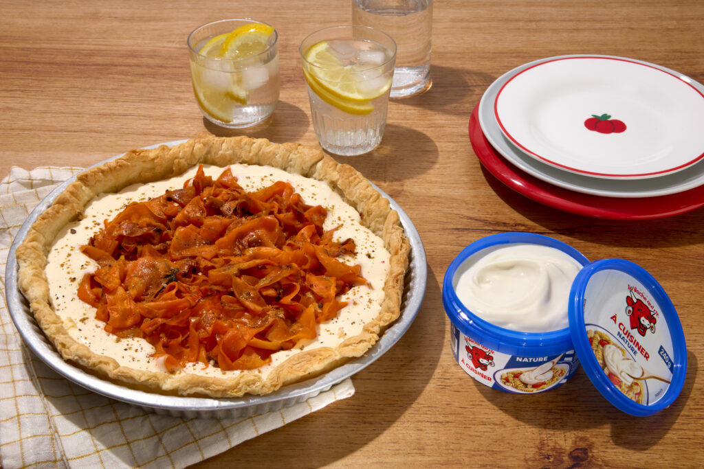 TARTE AUX CAROTTES ET À LA VACHE QUI RIT À CUISINER NATURE ®