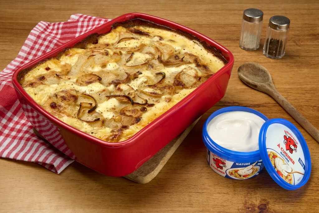 GRATIN DE POMMES DE TERRE À LA VACHE QUI RIT À CUISINER NATURE ®