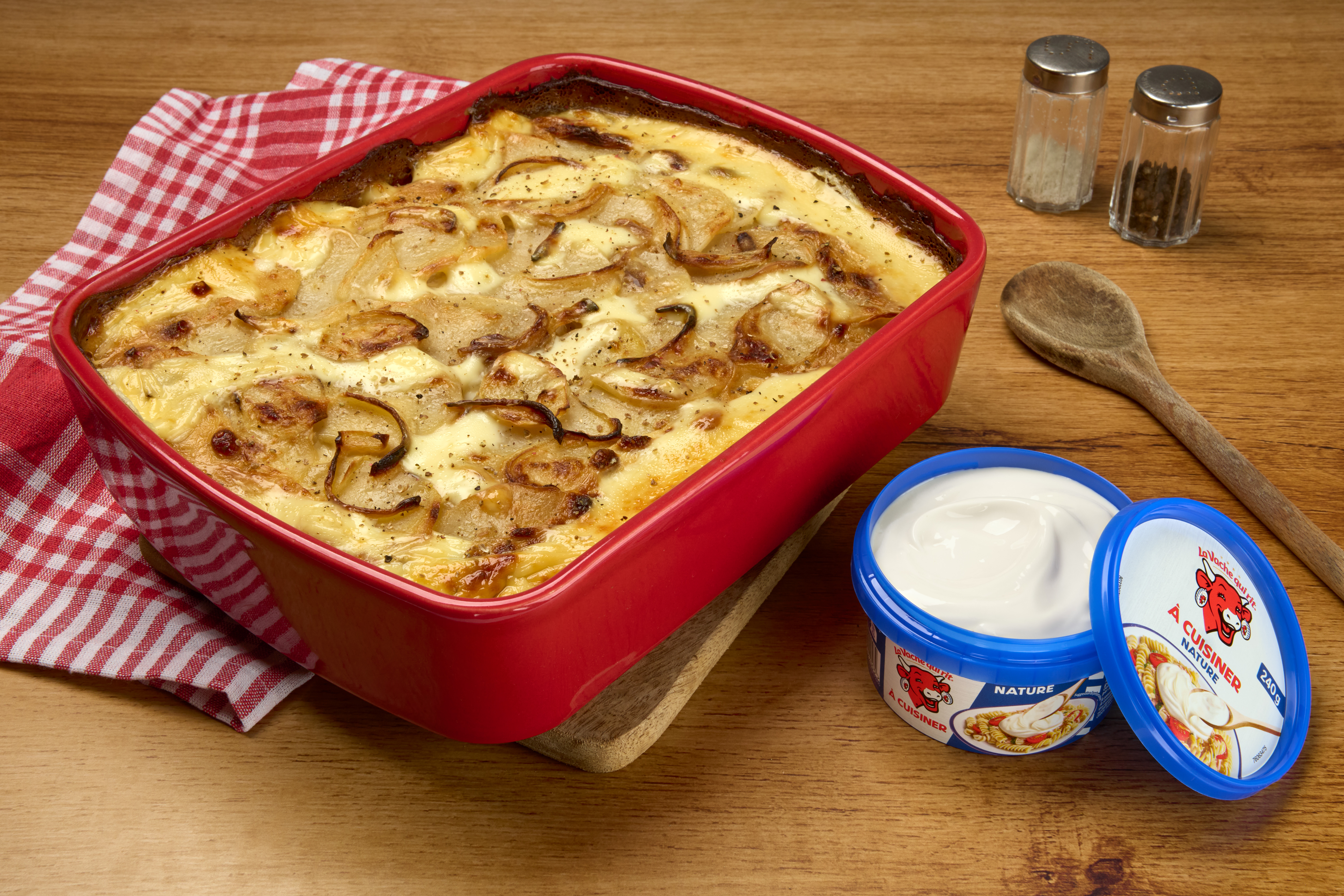 GRATIN DE POMMES DE TERRE À LA VACHE QUI RIT À CUISINER NATURE ® - Ribambel