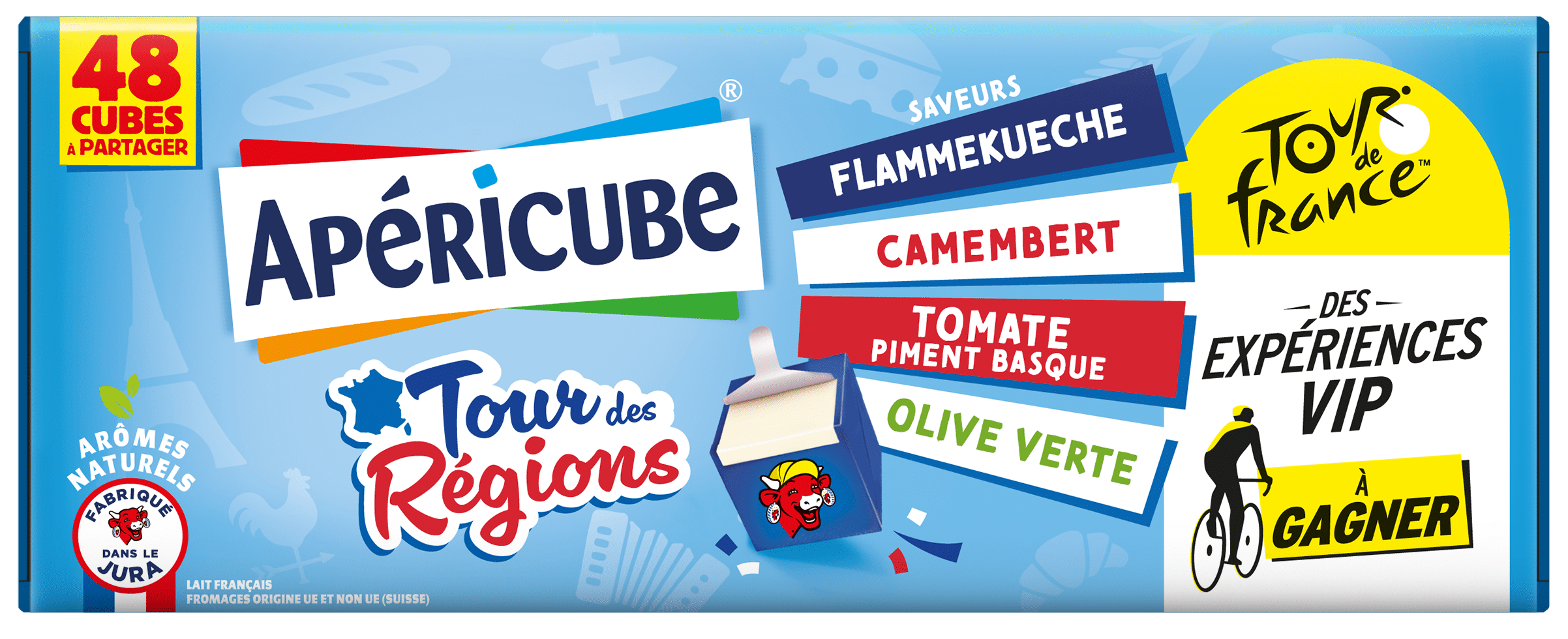 Apéricube® vous embarque pour un tour des régions aux saveurs gourmandes!
