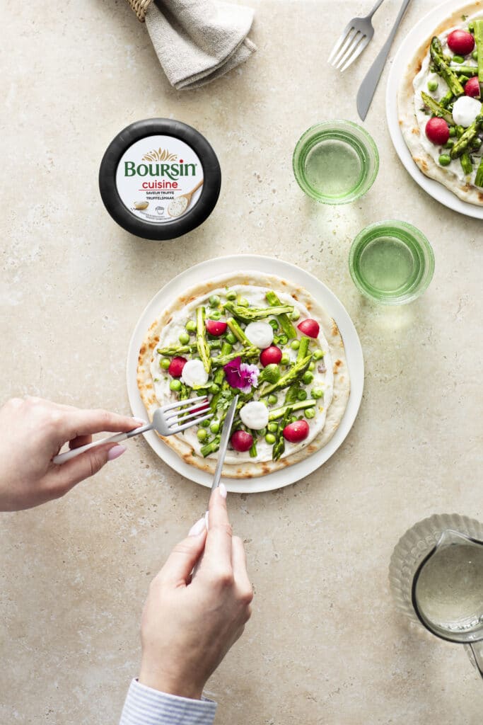 Flatbread au Boursin® Cuisine aromatisé saveur Truffe 