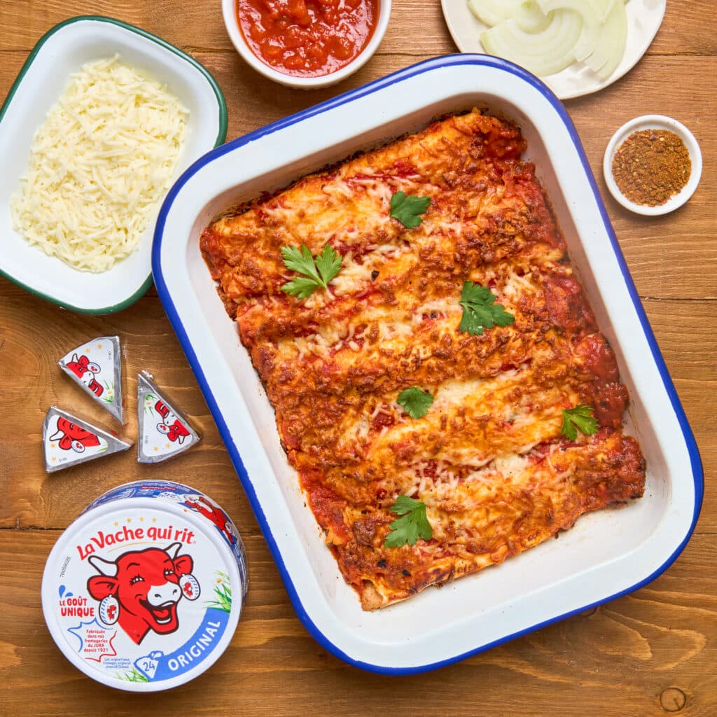 Enchiladas au poulet & La Vache Qui Rit®